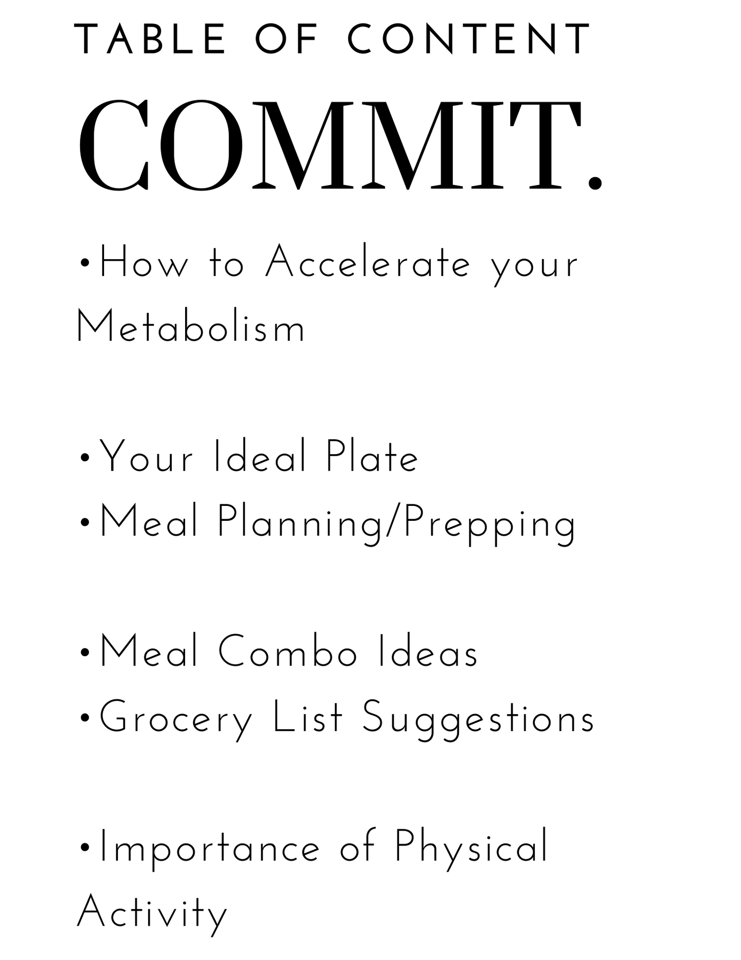 Your Progressive Meal Plan